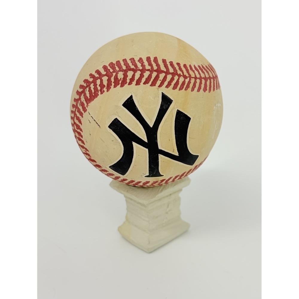 New York Yankees Cast Concrete Stone Baseball for Display